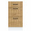 Berkfield Kitchen Base Cabinet Lucca Artisan Oak Engineered Wood 4