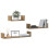 Berkfield Wall Shelves 3 pcs Artisan Oak Engineered Wood 3