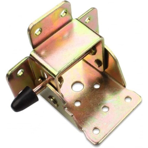 4pcs Iron Folding Table Leg Bracket Set, Self Locking Foldable Hinge for SpaceSaving Durable Support 1