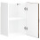 Berkfield Kitchen Wall Cabinet Kalmar Smoked Oak Engineered Wood 6