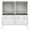 Berkfield Sideboard White 68x39x73.5 cm Cold-rolled Steel 4