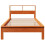 Berkfield Bookcase Bed without Mattress Wax Brown 90x200 cm Solid Wood Pine 4