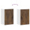 Berkfield Kitchen Wall Cabinet Kalmar Smoked Oak Engineered Wood 9