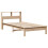 Berkfield Bookcase Bed without Mattress 75x190 cm Small Single Solid Wood Pine 3
