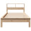 Berkfield Bookcase Bed without Mattress 75x190 cm Small Single Solid Wood Pine 4