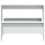 Berkfield 3 Piece Dining Table and Bench set White Engineered Wood 4
