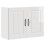 Berkfield Kitchen Wall Cabinet Kalmar High Gloss White Engineered Wood 2