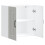 Berkfield Kitchen Wall Cabinet Kalmar White Engineered Wood 5