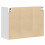 Berkfield Kitchen Wall Cabinet Kalmar High Gloss White Engineered Wood 8