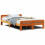 Berkfield Bed Frame without Mattress Wax Brown 135x190 cm Double Solid Wood Pine 2