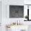 Berkfield Kitchen Wall Cabinet Kalmar Black Engineered Wood 3