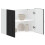 Berkfield Kitchen Wall Cabinet Kalmar Black Engineered Wood 4