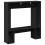 Berkfield Fireplace Surround Black 81x18x82 cm Engineered Wood 6