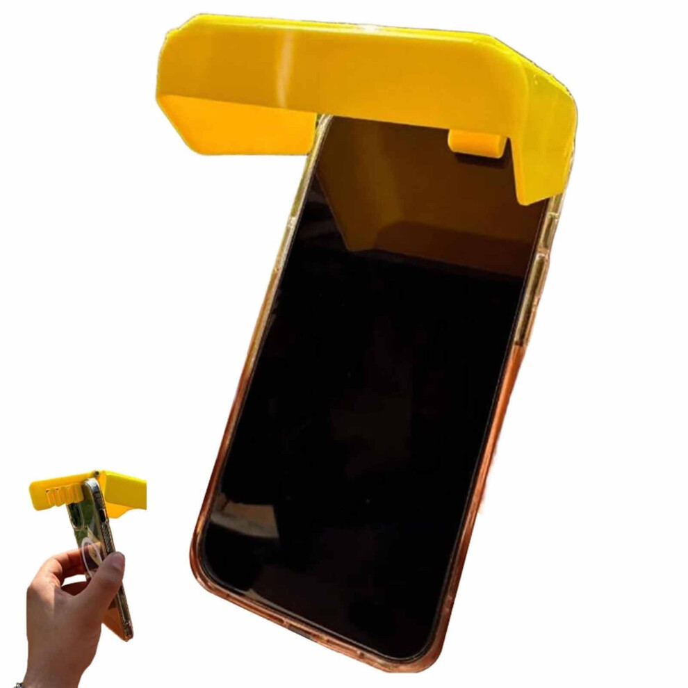 Universal Phone Sunshade With Adjustable Angle Visor, Antiglare Protection For Outdoor Photography 9351714847759