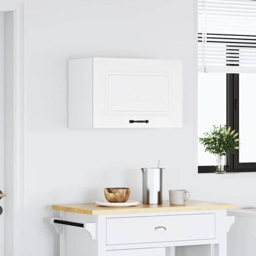 Berkfield Kitchen Wall Cabinet Kalmar White Engineered Wood 2