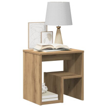 Berkfield Bedside Cabinet Artisan Oak 40x30x40 cm Engineered Wood