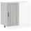 Berkfield Kitchen Base Cabinet Lucca Grey Sonoma Engineered Wood 2
