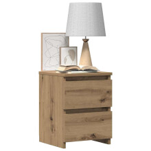 Berkfield Bedside Cabinet†Aritisan Oak 30x30x40 cm Engineered Wood