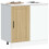 Berkfield Kitchen Base Cabinet Lucca Sonoma Oak Engineered Wood 3