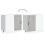 Berkfield Kitchen Base Cabinet Lucca Grey Sonoma Engineered Wood 8
