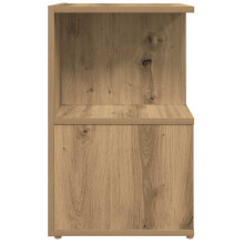 Berkfield Bedside Cabinet Artisan Oak 35x35x55 cm Engineered Wood