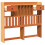 Berkfield Headboard with Storage Wax Brown 135 cm Solid Wood Pine 4