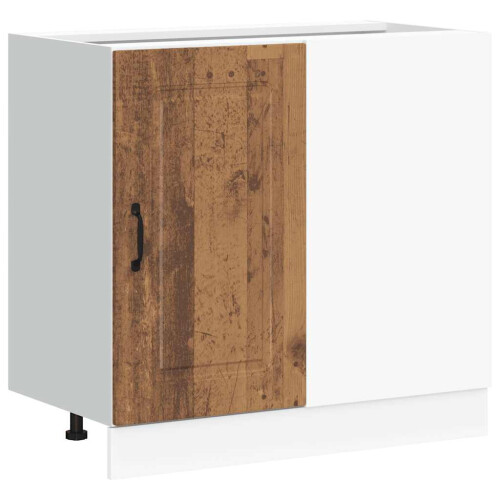 Berkfield Kitchen Base Cabinet Kalmar Old Wood Engineered Wood 1