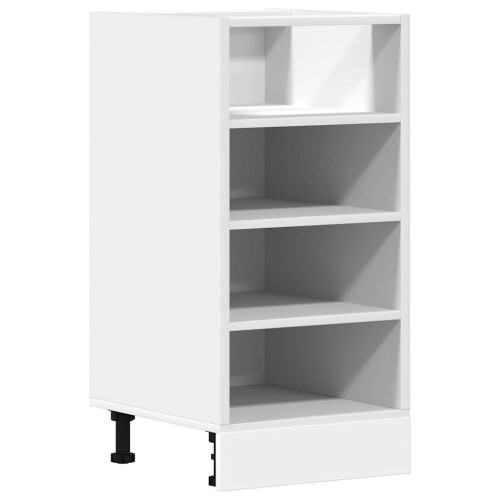Berkfield Bottom Cabinet Riga White 40x44.5x81.5 cm Engineered Wood 1