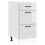 Berkfield Kitchen Base Cabinet "Lucca" High Gloss White Engineered Wood 2