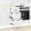 Berkfield Kitchen Base Cabinet "Lucca" High Gloss White Engineered Wood 3