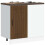 Berkfield Kitchen Base Cabinet Kalmar Brown Oak Engineered Wood 3