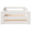 Berkfield Bed Frame without Mattress White 80x200 cm Solid Wood Pine 4