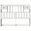 Berkfield Headboard with Storage White 160 cm Solid Wood Pine 3