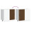 Berkfield Kitchen Base Cabinet Kalmar Brown Oak Engineered Wood 8