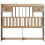 Berkfield Headboard with Storage 135 cm Solid Wood Pine 3