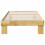 Berkfield Bed Frame without Mattress 75x190 cm Small Single Solid Wood Oak 6