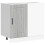 Berkfield Kitchen Base Cabinet Kalmar Grey Sonoma Engineered Wood 2