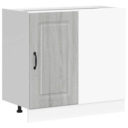 Berkfield Kitchen Base Cabinet Kalmar Grey Sonoma Engineered Wood 1