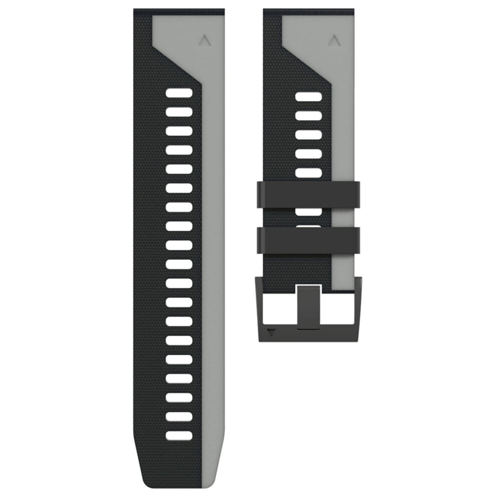 22Mm Quick Release SweatâResistant Silicone Watch Band For Garmin Fenix 6 And Fenix 6 Pro 9351714847841