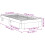 Berkfield Bed Frame without Mattress 75x190 cm Small Single Solid Wood Oak 11