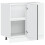 Berkfield Kitchen Base Cabinet Lyon Black Engineered Wood 5