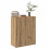 Berkfield Sideboard Artisan Oak 60x30x75 cm Engineered Wood 3