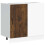 Berkfield Kitchen Base Cabinet Kalmar Smoked Oak Engineered Wood 2