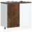 Berkfield Kitchen Base Cabinet Kalmar Smoked Oak Engineered Wood 3