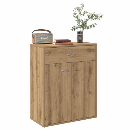 Berkfield Sideboard Artisan Oak 60x30x75 cm Engineered Wood 2
