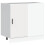 Berkfield Kitchen Base Cabinet Lyon White Engineered Wood 2
