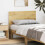 Berkfield Headboard 75 cm Solid Wood Oak 3