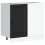 Berkfield Kitchen Base Cabinet "Porto" Black Engineered Wood 2