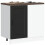 Berkfield Kitchen Base Cabinet "Porto" Black Engineered Wood 3