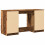 Berkfield Writing Desk Old Wood 140x50x77 cm Engineered Wood 6